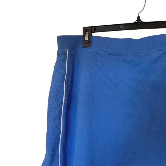 Tehama Women's Blue & White Nylon/Spandex Pro Golf Tennis Golf Athletic Skirt Sk - Picture 3 of 8